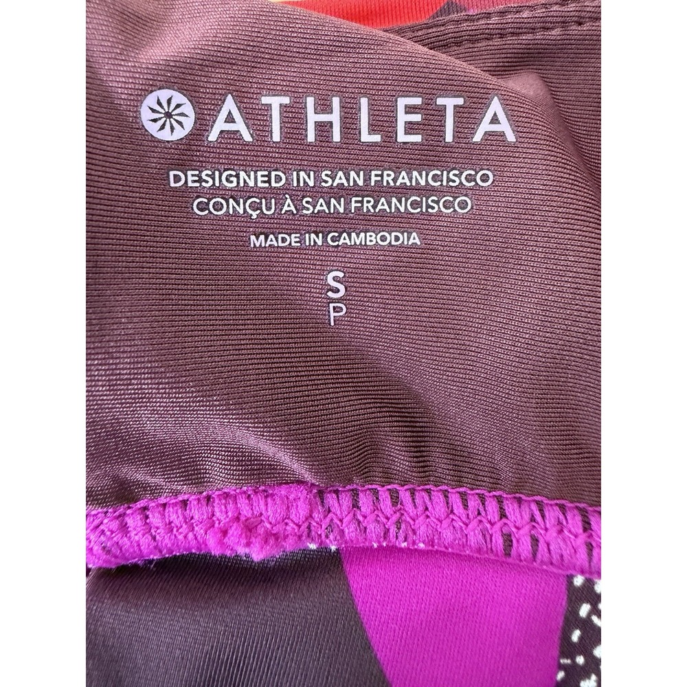 Athleta D-DD Size Small Floral Plunge Bikini Swim Top Hermosa Hero Bloom - Picture 10 of 10
